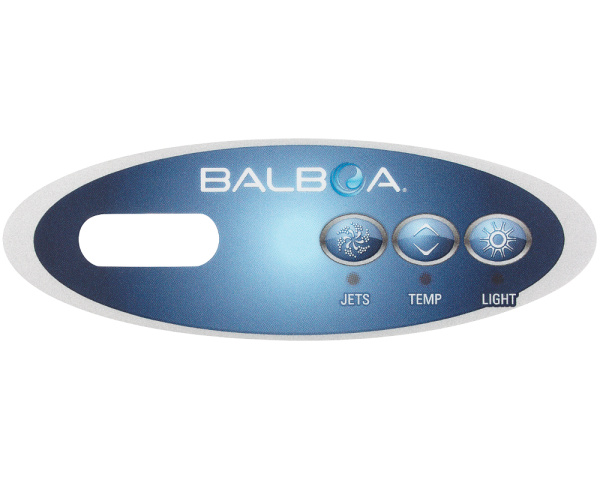 Balboa VL200 Bedienfeld Overlay, 3 Tasten - Zum Vergr&ouml;&szlig;ern klicken