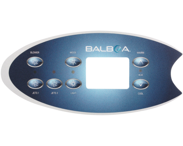 Balboa VL702S / ML554 Bedienfeld Overlay, 7 Tasten - Zum Vergr&ouml;&szlig;ern klicken