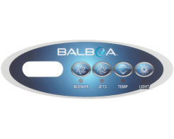 Balboa VL200 Bedienfeld Overlay, 4 Tasten