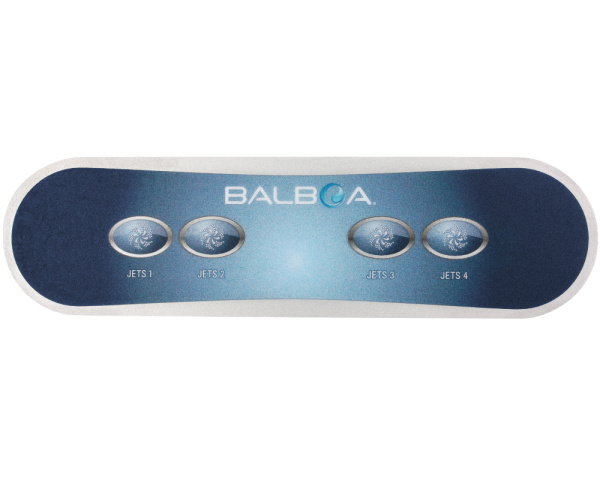 Balboa AX40 Bedienfeld Overlay, 4 Tasten - Zum Vergr&ouml;&szlig;ern klicken