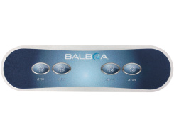Balboa AX40 Bedienfeld Overlay, 4 Tasten