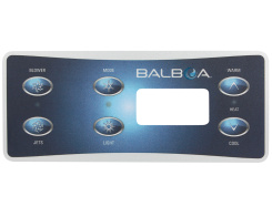 Balboa VL701S 6-button overlay