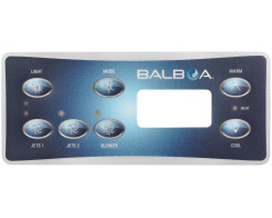 Balboa ML551 overlay, 7 buttons