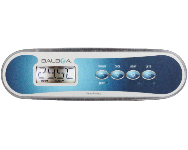 Balboa TP400W control panel - Click to enlarge