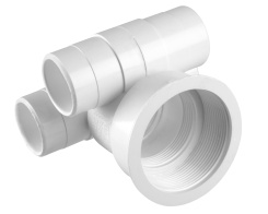 Waterway Poly Jet Tee socket, 1" connection
