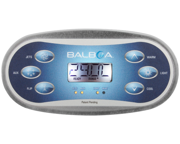 Balboa TP600 CE control panel - Click to enlarge