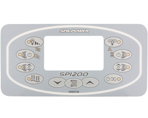 SpaPower SP1200 rectangular overlay - Click to enlarge
