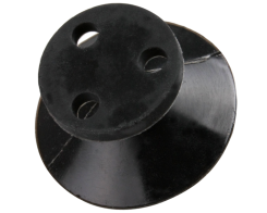 Black suction cup for hot tub pillows
