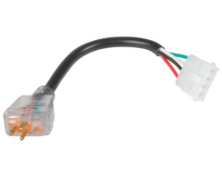 HydroQuip AMP to mini J&J adapter cord - Fiber optic