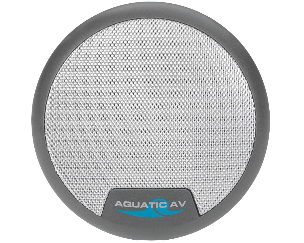 Booth kiem vertegenwoordiger Aquatic AV 3" silver grey speaker grille - AQ-SPG3.0