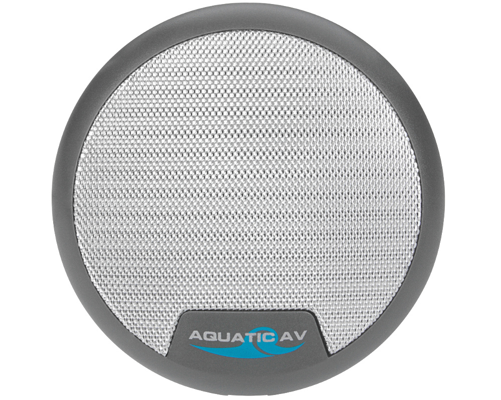 Stadium monteren diepgaand Aquatic AV 3" silver grey speaker grille - AQ-SPG3.0