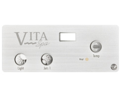 Vita Spa VL402 3-button keypad overlay