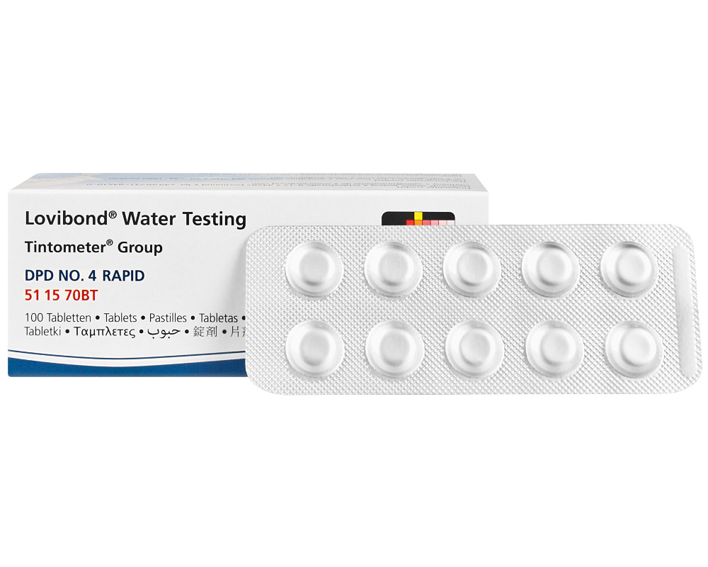 Spa Tester DPD4 DPD 4 Rapid Tabletten von Lovibond für manuelle Pool 50 Tabl 