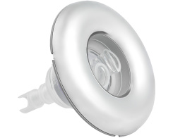 Waterway Poly Storm thread-in jet Twin Roto LED stainless steel