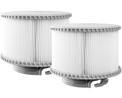 Pair of MSpa filters with bayonet fittings - 120 pleats