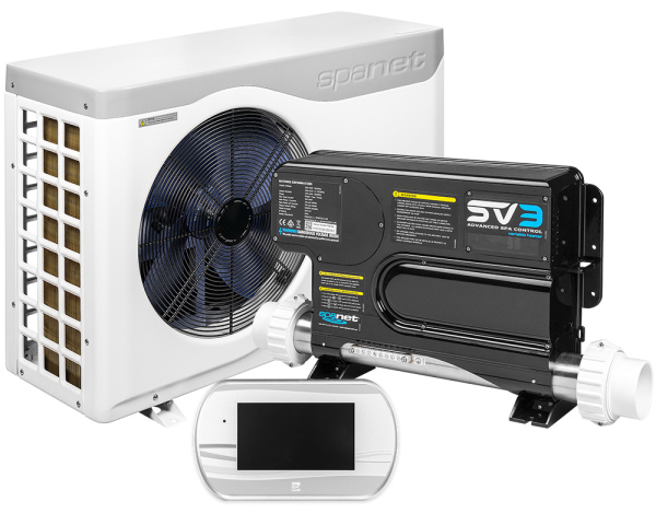 SpaNet heat pump pack SV-series + SV3-VH + SmartTouch - Click to enlarge