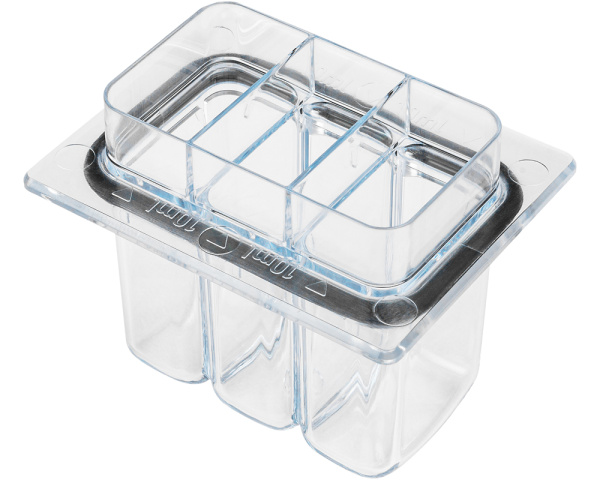 PoolLAB 2.0 replacement cuvette (triple-chamber) - Click to enlarge