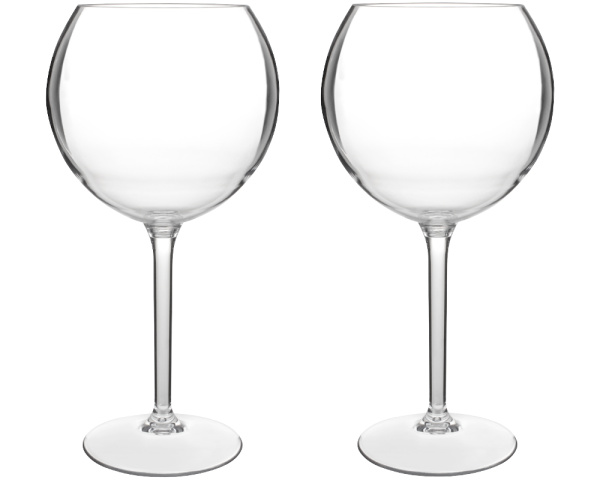 Pair of balloon cocktail glasses - Click to enlarge