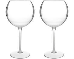 Pair of balloon cocktail glasses