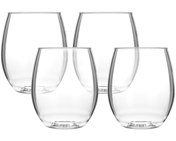 Water and wine glasses - Pack of 4 - Click to enlarge