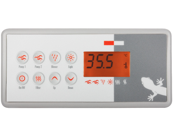 Gecko TSC-8 / K-8 keypad, 8 buttons - Click to enlarge