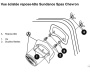 Sundance Spas Chevron 880 headrest - Click to enlarge