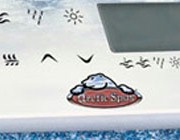 Where to find the name of the manufacturer of your hot tub