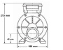 LX Whirlpool JA200 single-speed pump, 2HP - Click to enlarge