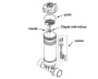 Waterway chlorinator valve control / 2002-2007 - Click to enlarge