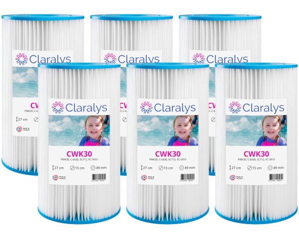 Box of 6 Claralys CWK30 filters - Haga clic para ampliar