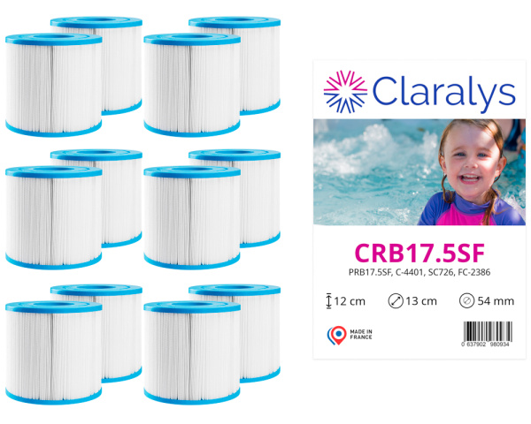 6 Pairs of Claralys CRB17.5 filters - Haga clic para ampliar