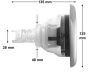 LVJ 5" Crystal Twin Roto jet - Click to enlarge