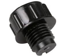 Waterway air-bleed valve plug