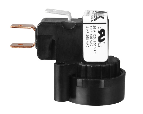 Interruptor neumático Tecmark SPDT biestable, entrada lateral - Haga clic para ampliar