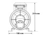 SIREM PB1C80L1B single-speed pump - Click to enlarge