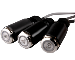 Balboa piezo button with LED