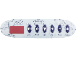 Gecko TSC-30 / K-30 @home 6-button overlay