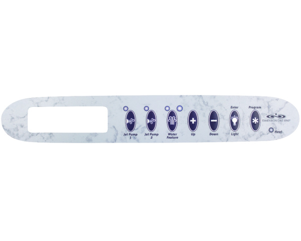 Folie Gecko TSC-24 / TSC-25 mit 7 Tasten - Zum Vergr&ouml;&szlig;ern klicken