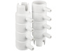 Colector de aire HydroAir 1" M con 4 salidas 1/4" M+ - Haga clic para ampliar