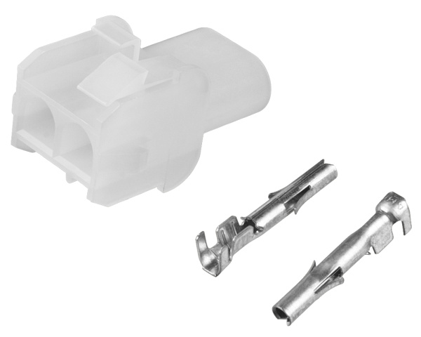 2-polige AMP-Stecker - Zum Vergr&ouml;&szlig;ern klicken