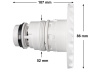 Buse Waterway Poly Jet - Pulsator Deluxe face large - Cliquez pour agrandir