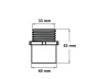 Adapter 1" F to 1" MPT - Click to enlarge