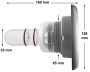 Waterway Whirlpool thread-in jet - Directional LED - Click to enlarge
