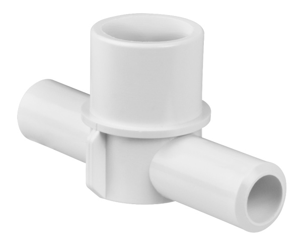 1" M tee with 3/4" smooth barb - Click to enlarge