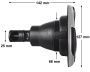 Rising Dragon 5" jet - Twin Roto Pepper Leaf - Click to enlarge