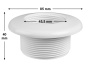 HydroAir short wall fitting - Click to enlarge