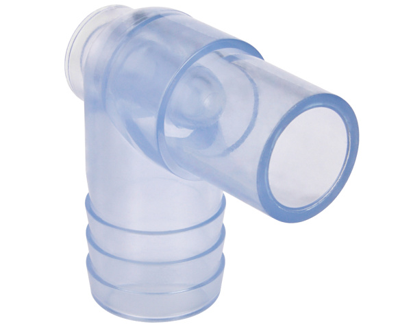 Elbow adapter with LED port - Click to enlarge
