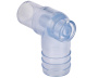 Elbow adapter with LED port - Click to enlarge