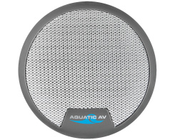 Aquatic AV 2" silver grey speaker grille