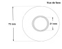 Simaco SAM 21-3 pump impeller - Click to enlarge
